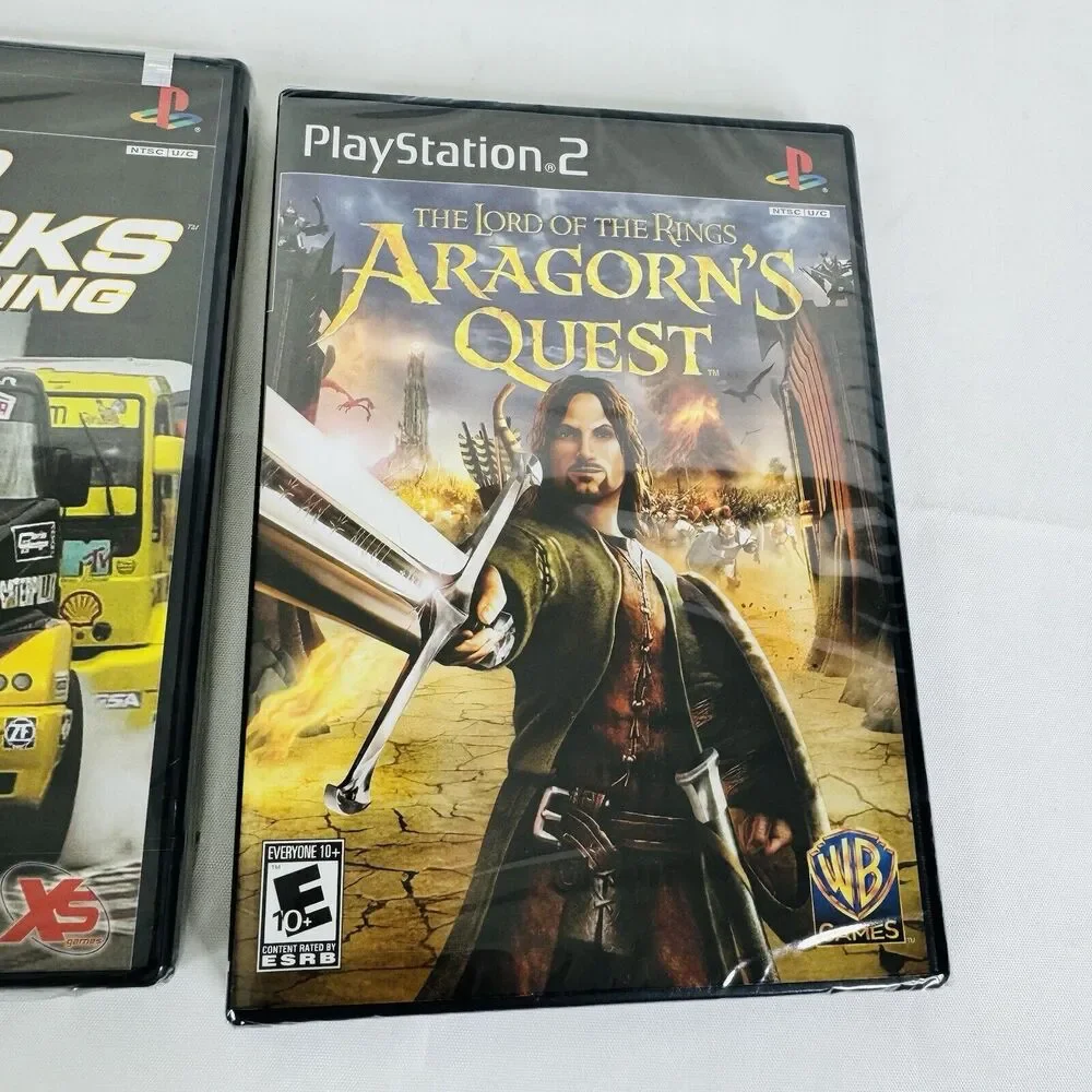Lord of the Rings Aragorns Quest & Super Trucking Racing‎ (Sony PlayStation 2)